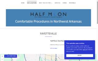 Half Moon Oral Maxillofacial and Implant Surgery - Fort Smith website