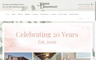 Johnson Dermatology Fort Smith website