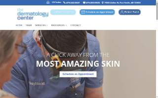 The Dermatology Center, PLLC website