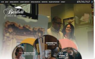 Bartlett Family Dentistry website