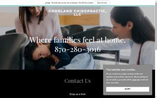 GoodLand Chiropractic website
