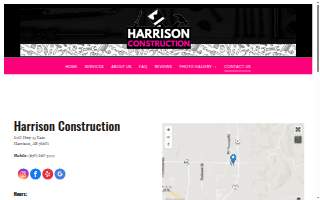 Harrison Construction website