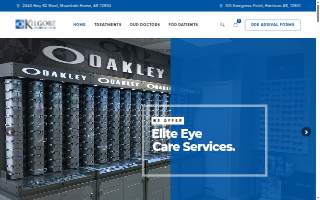 Kilgore Vision Center website