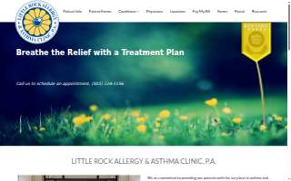 Little Rock Allergy & Asthma Clinic of Harrison website