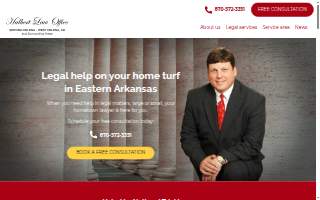 Halbert Law Office website