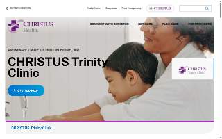 CHRISTUS Trinity Clinic of Hope website