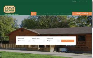 Lance & Associates Real Estate website