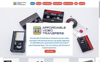 Affordable Video Transfers website