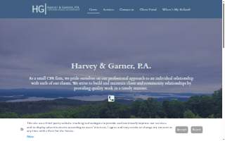 Harvey & Garner PA website