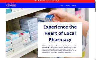 Hot Springs Pharmacy website