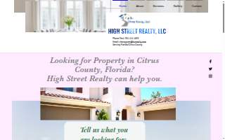 Hot Springs Realty website
