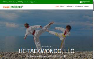 Human Engineer Taekwondo website