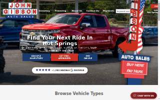 John Gibson Auto Sales, Inc. website