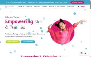 Kid Source Therapy website