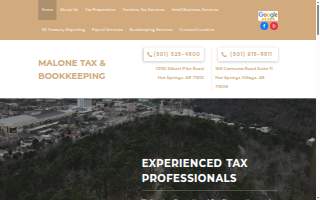Malone Tax & Bookkeeping website