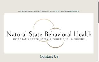 Natural State Behavioral Health website