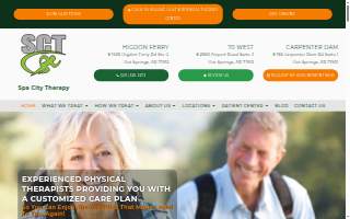 Spa City Therapy website
