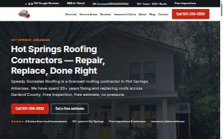 Speedy Gonzalez Roofing website