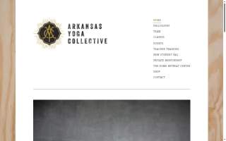 Arkansas Yoga Collective website