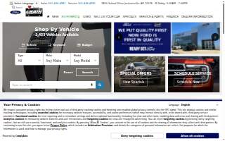 Crain Ford of Jacksonville website