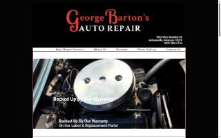 George Barton's Auto Repair website