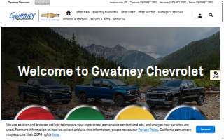 Gwatney Chevrolet Company website