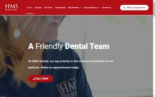 HMS Dental website