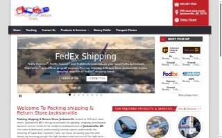 Packing Shipping and Return Store website
