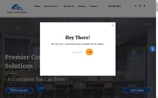 Premier Contracting Solutions of Jacksonville website