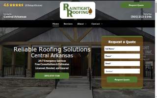 Raintight Roofing Inc website