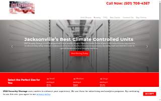 USA Security Storage website