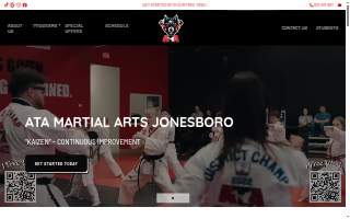 ATA Martial Arts Jonesboro website