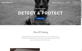 BlueStreak K9 website