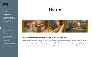 Bob Robison Commercial Flooring website