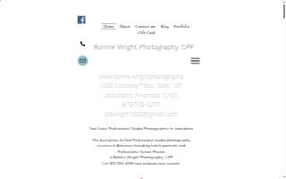 Bonnie Wright Photography, CPP website