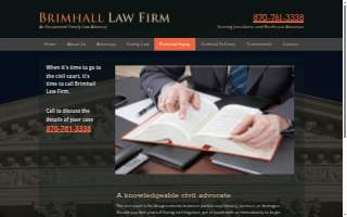 Brimhall Law Firm LLC website