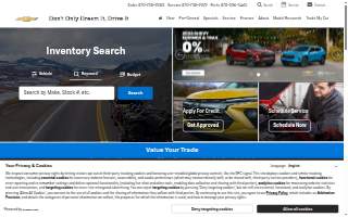 Central Chevrolet website