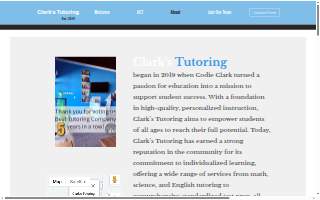 Clark's Tutoring of Jonesboro website