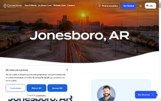 Cornerstone Caregiving of Jonesboro website