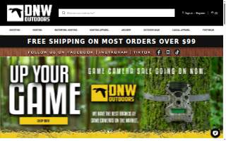 DNW Outdoors website