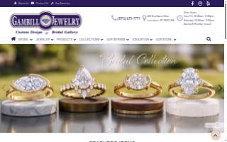 Gambill Jewelry website