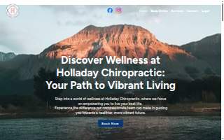 Holladay Chiropractic website
