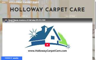 Holloway Carpet Care website