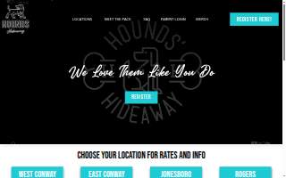 Hounds Hideaway of Jonesboro website
