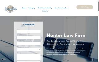 Hunter Law Firm, P.A website