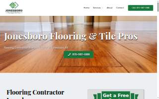 Jonesboro Flooring & Tile Pros website