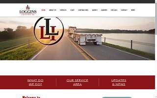 Loggins Logistics website