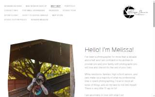 Melissa Donner Photography website