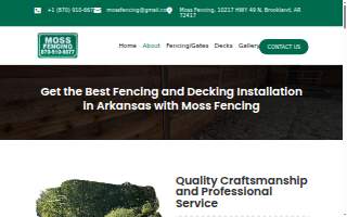 Moss Fencing website