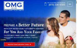 OMG Law Firm website